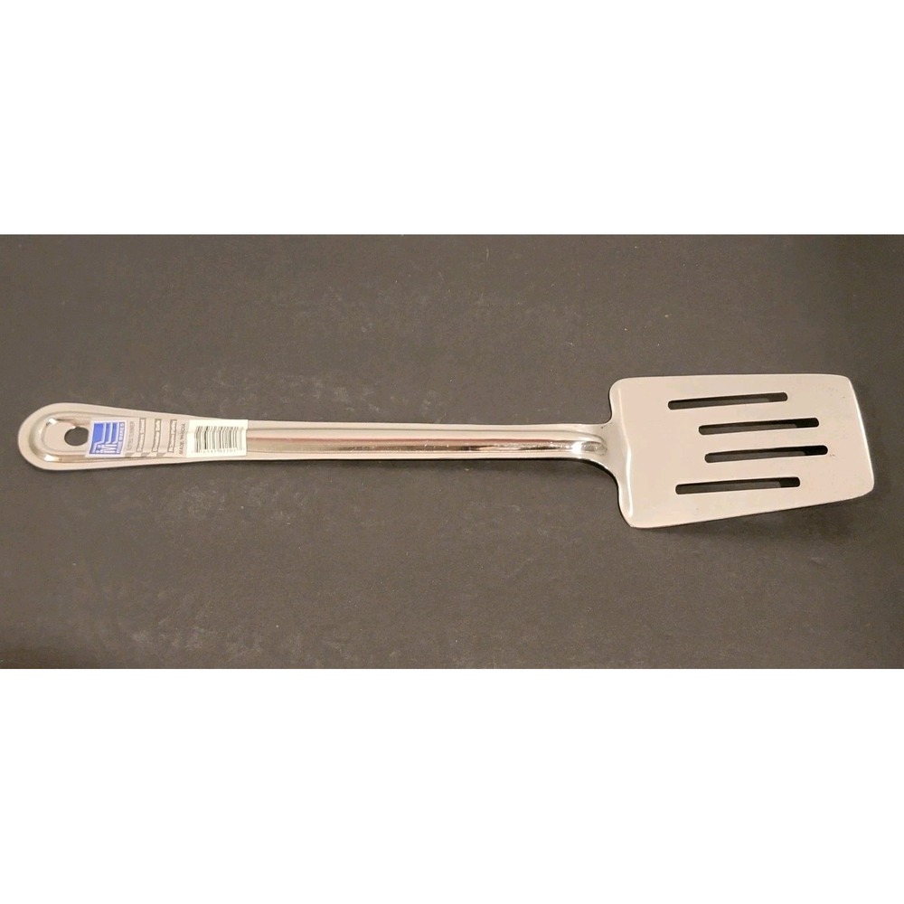 Stainless Steel Kitchen Slotted Spatula Cooking 13" Silver Serving Turner Prep